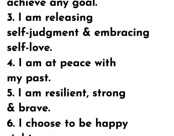 positive affirmations for women