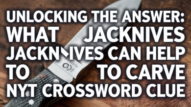 What Jackknives Can Help to Carve NYT Crossword Clue